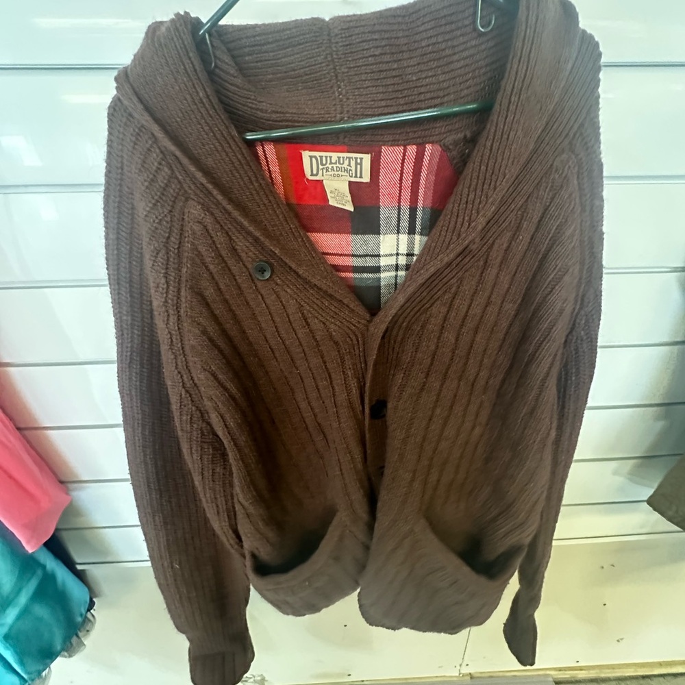 Duluth Trading Co Women's Chocolate Cardigan